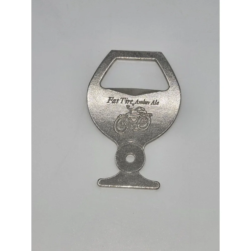 Fat Tire Amber Ale New Belgium Brewing Key Chain Bottle‎ Opener Ft. Collins CO